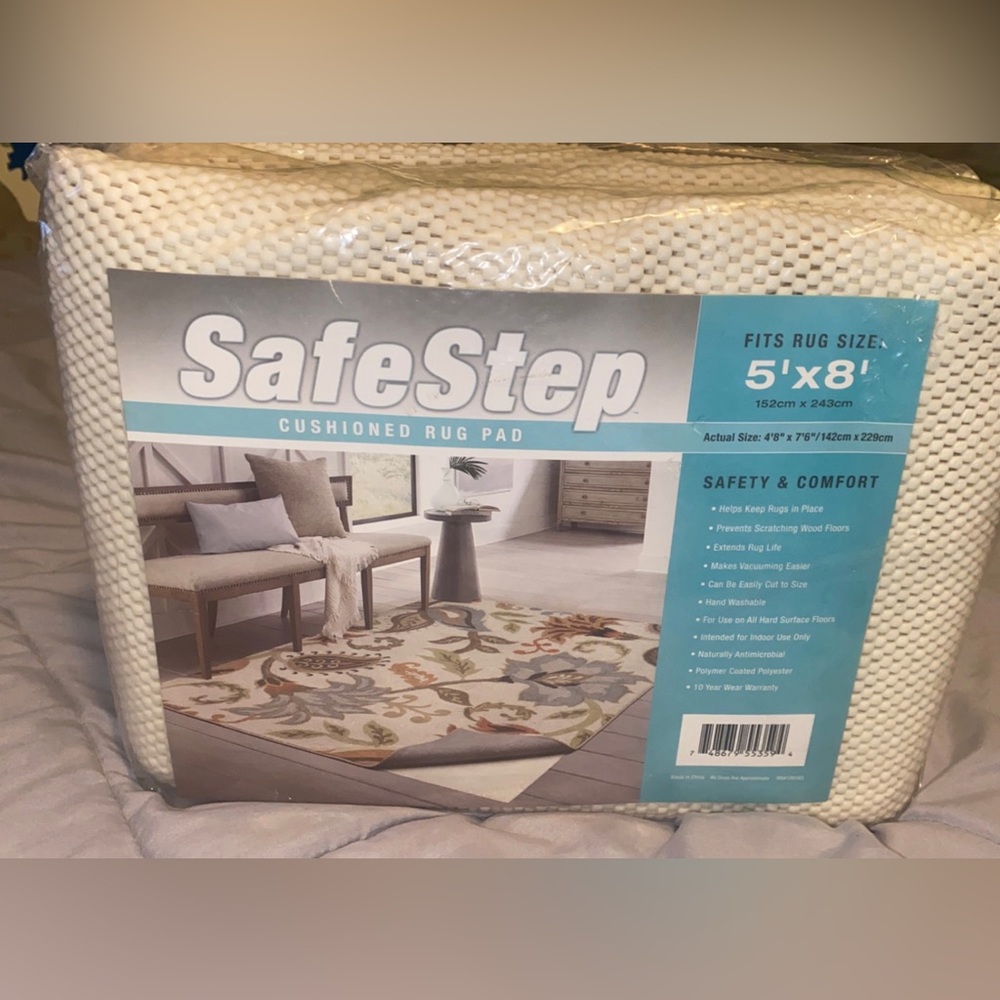 Safety Step Rug Pad 4'8"x7'6"